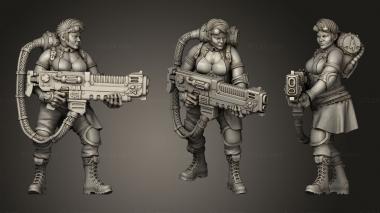 Military figurines Maw 3d model